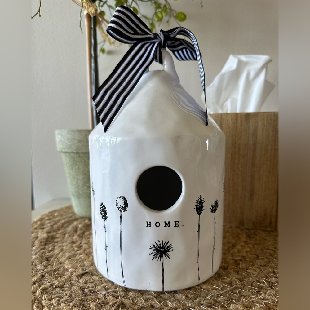 Rae Dunn Inspired birdhouse